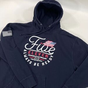 Navy Hooded Sweatshirt - Men's